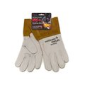 Weldcote Welding Gloves Mig Glove, Grain Cowhide, Kevlar Thread Large WCM58L